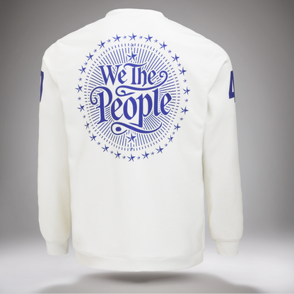 We The People Fleece Crewneck Sweater
