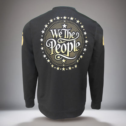 We The People Fleece Crewneck Sweater